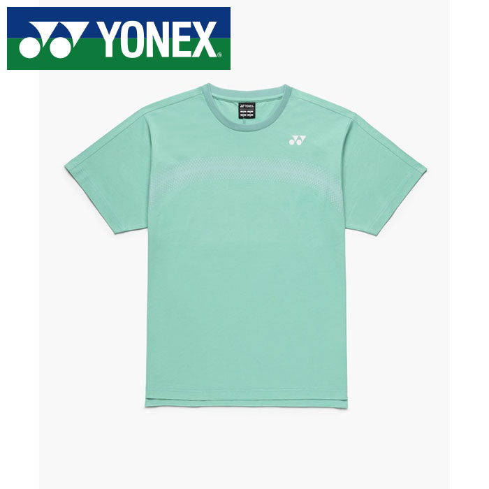 【メール便送料無料】【 2026年 春夏モデル】【 ヨネックス YONEX 】【 ウェア 】 テニス バドミントン 半袖 Tシャツ メンズ レディース 男女兼用 シャツ 16839 (602) クリアーミント [260517][amz]