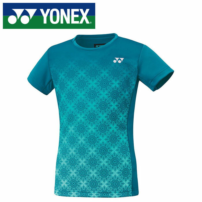【メール便送料無料(追跡可能)】★日本バドミントン協会審査合格品★【 ヨネックス YONEX 】【ウェア】テニス・バドミントン ジュニア用ゲームシャツ 子供 こども 小学生 20738J (817) ティールブルー [231013][amz] クリスマス プレゼント