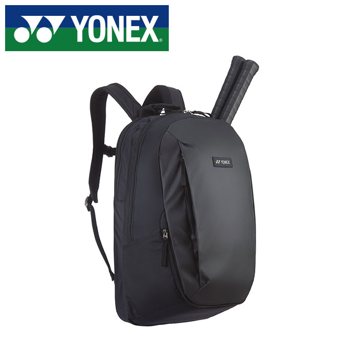 ★テニスラケット2本収納可★【 ヨネックス YONEX 】【 スポーツバッグ 】テニス バックパックS BAG2318S (007) ブラック [231013][amz] クリスマス プレゼント