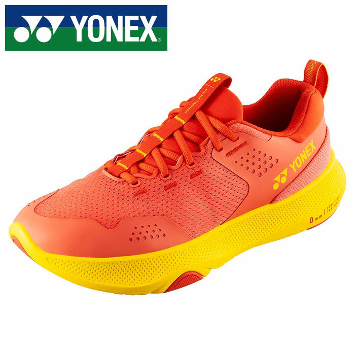 【 2025年 秋冬モデル】【 ヨネックス YONEX 】【シューズ　靴】 ランニングシューズ プライムトレーナーメン メンズ 厚底 ランニング シューズ SHRPT1M (496) サンセットレッド [251015][amz] クリスマス プレゼント(4)