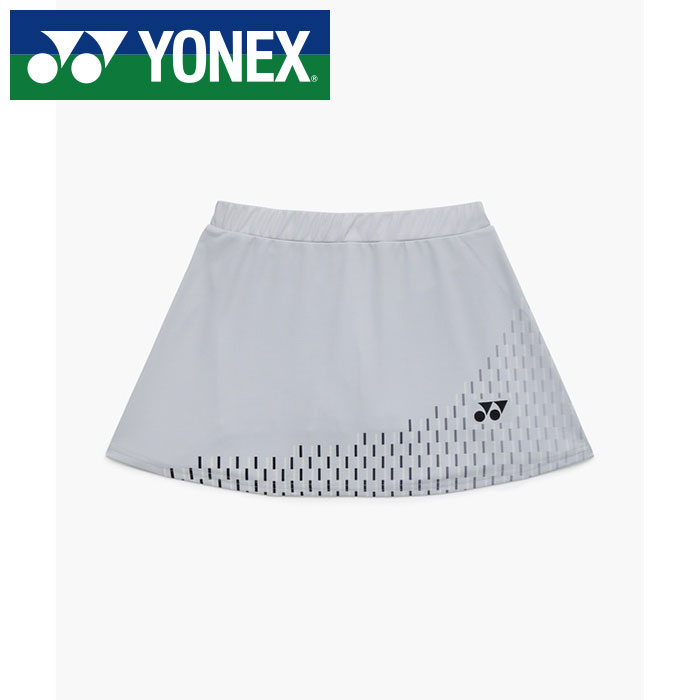 Rakuten - 【メール便送料無料(追跡可能)】【 2026年 春夏モデル】【 ヨネックス YONEX 】【 ウェア 】 テニス バドミントン レディース スカート インナースパッツ付 スコート 26188 (024) シルバーグレー [260517][amz]