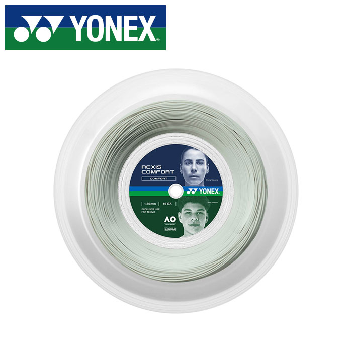 Rakuten - 【 2026年 春夏モデル】【 ヨネックス YONEX 】 硬式 テニス ガット レクシス コンフォート 130 ( 200m ) ストリング TRCF130R2 (570) クールホワイト [260517][amz]
