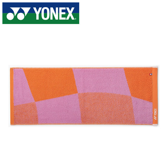 [刺繍可]【定形外郵便450円】【 ヨネックス YONEX 】 テニス フェイスタオル タオル AC1094 (488) サンシャインオレンジ [260524][amz]