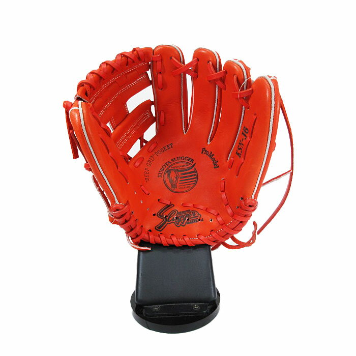 [最大1500円OFFクーポン発行中]【あす楽】【送料無料】【久保田スラッガー　クボタ】【グラブ　グローブ】野球 少年軟式用グローブ 右投げ用 子供 こども C-1116 KSN-J6 Fオレンジ [ten][220423][刺繍可]