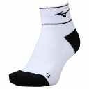 【即日発送】【メール便可230円】【ミズノ MIZUNO】【ソックス 靴下】テニス ショートソックス メンズ レディース 男女兼用 62JX200201 ホワイ...