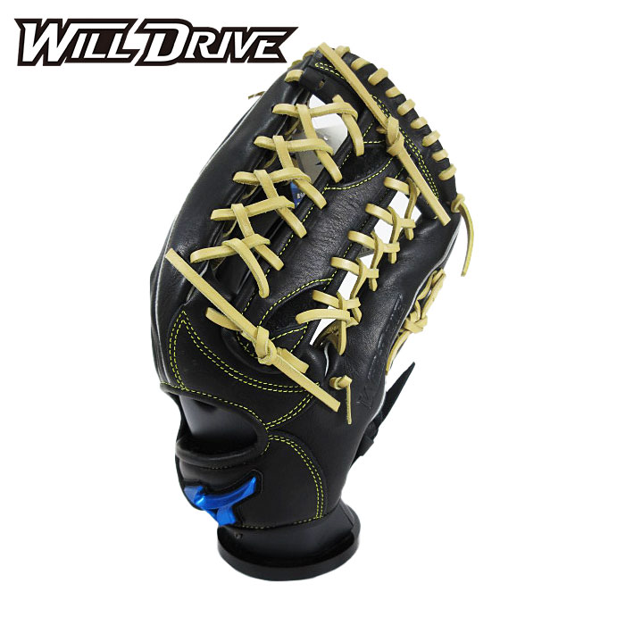 [型付け1円(オプション含む)]★すぐ使える柔らかさ★【 2025年 秋冬モデル】【 ミズノ MIZUNO 】【 グラブ グローブ 】 野球 一般 軟式 グローブ 外野手 ウィルドライブ ブルー 右投げ 大人 限定 外野 1AJGR33707 (0980) ブラック×ブロンド [ten][250926][刺繍可][amz]
