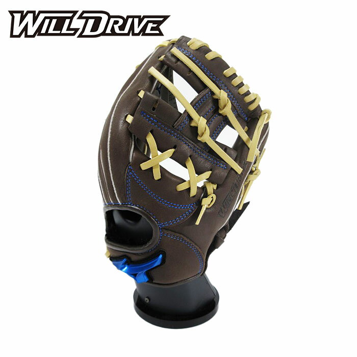 [型付け1円(オプション含む)]【 2025年 秋冬モデル】【 ミズノ MIZUNO 】【 グラブ グローブ 】 野球 ジュニア 軟式 グローブ オールラウンド ウィルドライブ ブルー 右投げ 子供 小学生 少年野球 1AJGY33500 (8280) マホガニー×ブロンド [ten][251024][刺繍可][amz]