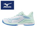 ★オムニ・クレーコート用★【2025年春夏モデル】【ミズノ MIZUNO】【シューズ 靴】 レディース テニスシューズ ウエーブ エクシード ツアー 6 OC ...