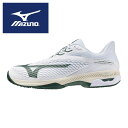 ★クレー/砂入り人工芝コート用★【2025年秋冬モデル】【 ミズノ MIZUNO 】【シューズ 靴】 テニスシューズ ウエーブエクシード 6 SW OC メンズ...