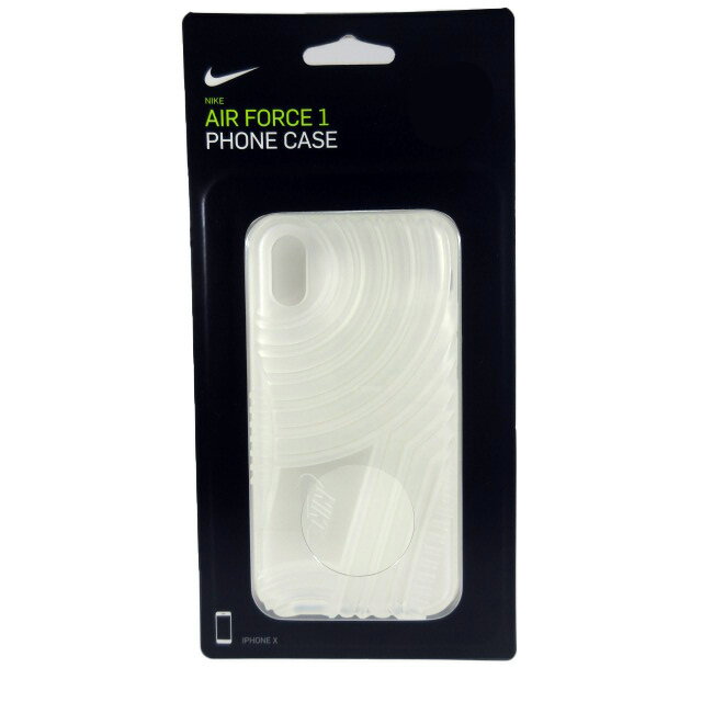 【メール便可230円】★超特価品★【ナイキ　NIKE】【アクセサリー】iPhoneXケース　エアフォース　DG0025　923　ホワイト　アイフォンXケース　アイフォン10ケース　iphone10ケース　スマホケース　[ten][180524] 父の日 プレゼント