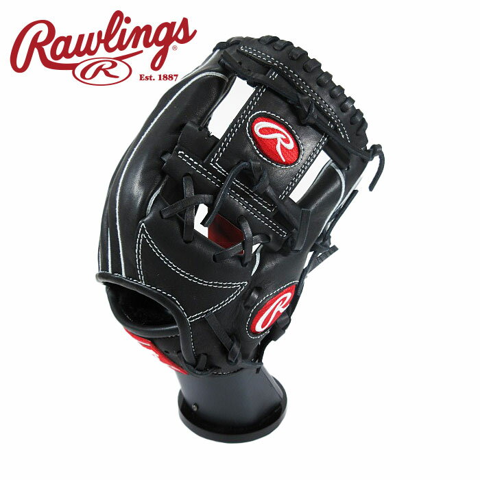 [型付け1円(オプション含む)]【2025年春夏モデル】【ローリングス　Rawlings】【グラブ　グローブ】 野球 ジュニア 軟式 グローブ オールラウンド HOH プロ エクセル エリート ウィザード #02 右投げ ローリングス 少年野球 GJ5HW2G9MMG (B) ブラック [ten][250418][刺繍可]