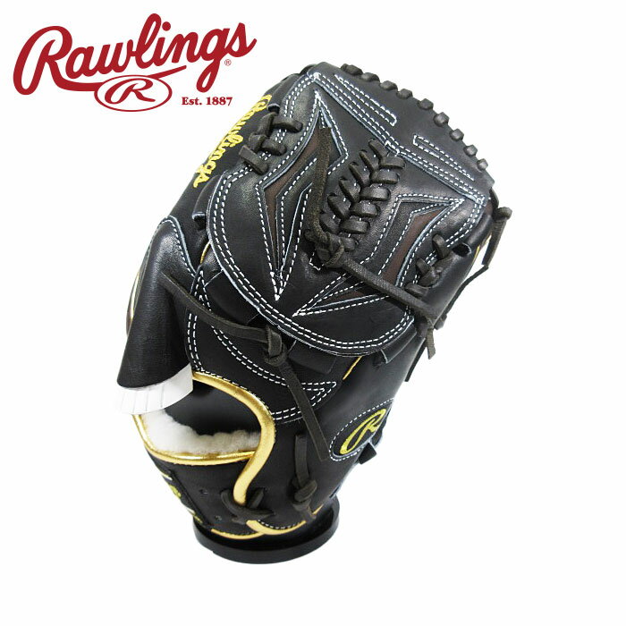 [型付け1円(オプション含む)]【 2025年 秋冬モデル】【 ローリングス Rawlings 】【 グラブ グローブ 】 野球 一般 軟式 グローブ ピッチャー HOH プロ エクセル ウイザード #02 カラーズ 右投げ 投手 GR5FHW2CA15MG (B/CHO) ブラック/チョコ [ten][251008][刺繍可][amz]
