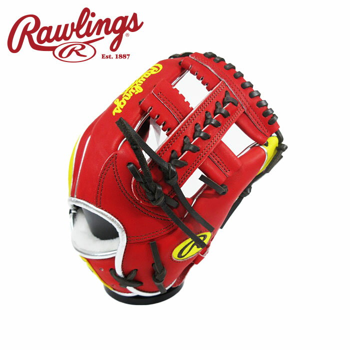 [型付け1円(オプション含む)]【 2025年 秋冬モデル】【 ローリングス Rawlings 】【 グラブ グローブ 】 野球 一般 軟式 グローブ 内野手 HOH プロ エクセル ウイザード #02 カラーズ 右投げ 内野 GR5FHW2CCK4MG (SC/Y) スカーレット/イエロー [ten][251008][刺繍可][amz]