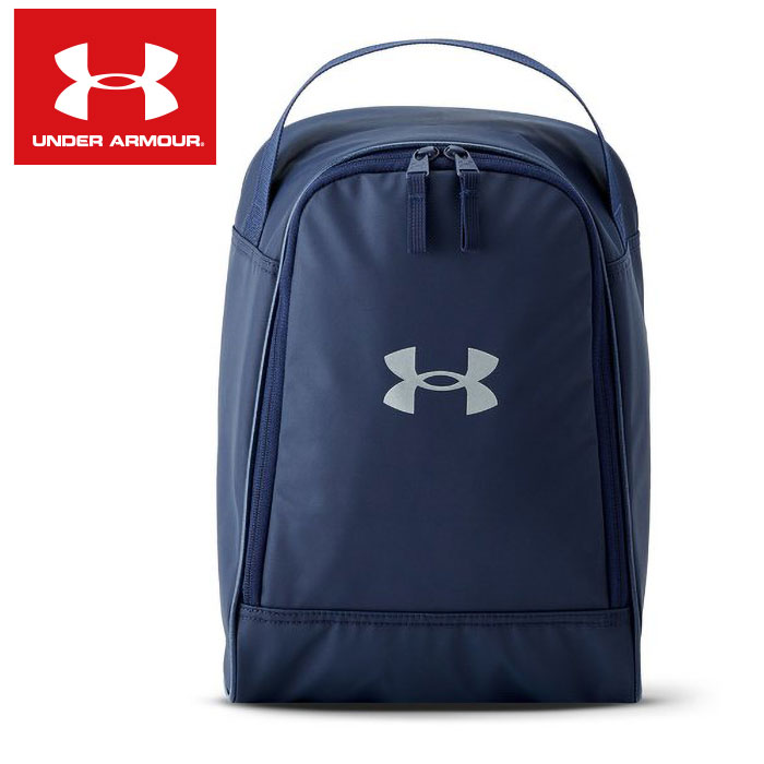 ★クリアランスセール★【あす楽】【アンダーアーマー　UNDER ARMOUR】【スポーツバッグ】 シューズバッグ UA 10.5L シューズケース 1372916 410 ミッドナイトネイビー/シルバー [ten][220926]