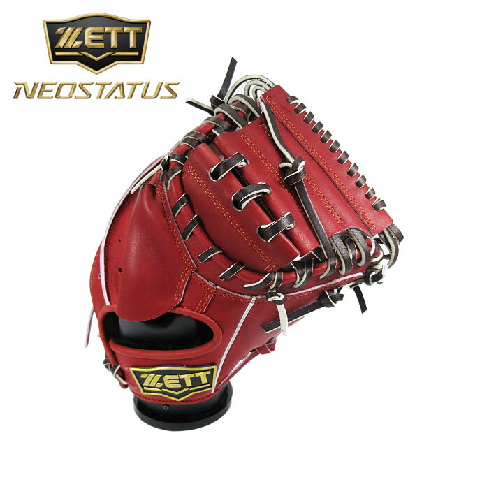 [型付け1円(オプション含む)]【2025年春夏モデル】【ゼット　ZETT】【グラブ　グローブ】 野球 ジュニア 軟式 キャッチャーミット ネオステイタス 右投げ 子供 こども 小学生 ゼット 捕手 ミット BJCB70512N (4000) ボルドーブラウン [ten][250129]