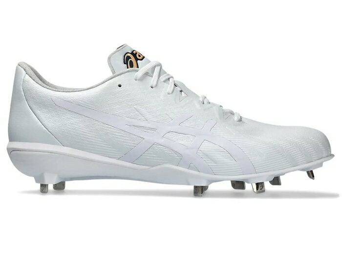 ★塁間のスピード向上を追求！軽量スパイク★【アシックスベースボール　asics】【シューズ　靴】野球 金具スパイク ゴールドステージ I-PRO MA 3 メンズ レディース 男女兼用 白スパイク 1123A048 (110) ホワイト×ホワイト [240111]