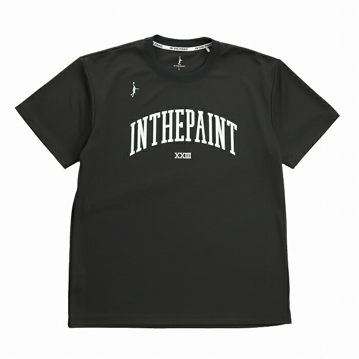 ウエア 【メール便可230円】【インザペイント　IN THE PAINT　ベンチウォーマー】【ウェア】バスケ 半袖Tシャツ プラクティスシャツ プラシャツ 練習着 メンズ レディース 男女兼用 ITP23402 (10)ブラック [y][231002] 父の日 プレゼント