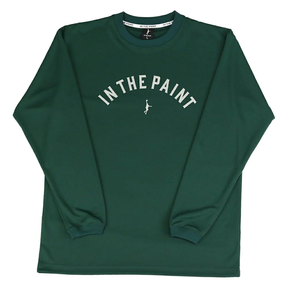 【メール便可250円】【 インザペイント IN THE PAINT ベンチウォーマー 】【 ウェア 】 バスケ 長袖 Tシャツ メンズ レディース 男女兼用 シャツ ITP25434 グリーン [251017][amz]