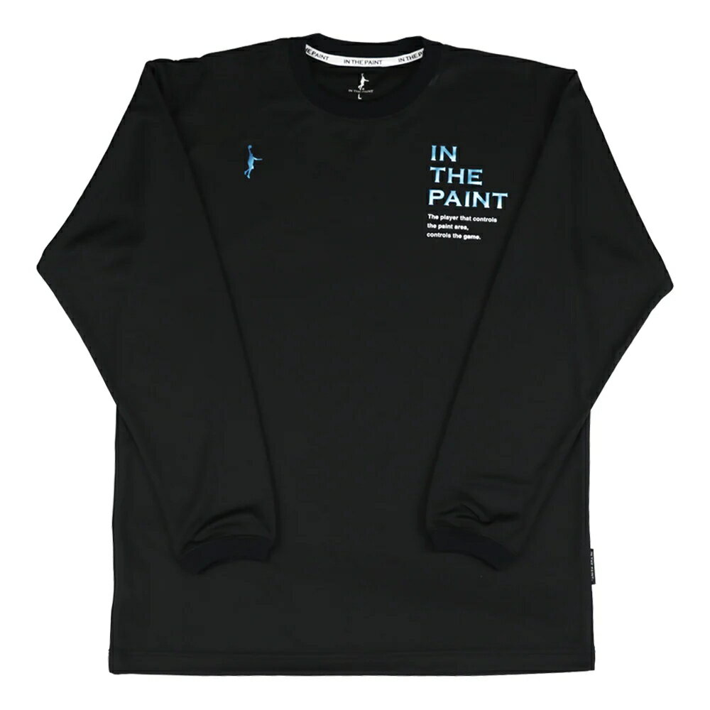 Basketball - 【メール便送料無料】【 インザペイント IN THE PAINT ベンチウォーマー 】【 ウェア 】 バスケ 長袖 Tシャツ メンズ レディース 男女兼用 シャツ ITP25435 ブラック [251017][amz] 父の日