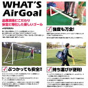 【フットボールギア　footballgear】【設備・用具】サッカー エアゴール　AirGoal　幼稚園・保育園向け　サイズ：ミディアムA　空気 組み立て 簡単 持ち運び 安全 室内可　AGF02A　AG-F02A　[200416][大型宅配便] 2