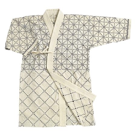 ★適合身長:160cm以上★【特価SALE　セール価格】【ミツボシ】 剣道着 剣道衣 白六三四 白地黒糸手刺 剣道 道着 T010 T-010 [201221][刺繍可]