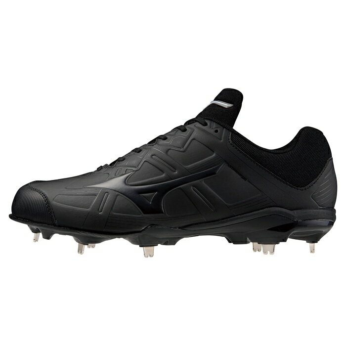 ★耐久性追求のつま先補強が加わり第2弾へアップデート★【ミズノ　MIZUNO】【シューズ　靴】 野球 金具 スパイク ライトレボバディー2 男女兼用 黒 ひも 紐 11GM232600 ブラック×ブラック [240110]