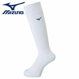 【メール便可230円】【ミズノ　MIZUNO】【ソックス　靴下】バレーボール　ロングソックス　ユニセックス　V2MX800971　ホワイト×ドレスネイビー　[200203]