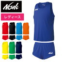 [最大2000円OFFクーポン発行中]【送料無料】【ニシスポーツ　NISHI】【ウェア】陸上競技 ランニングトップ＆パンツ レディース 女性用 上下セット セットアップ N65L014 N66L014N [230406]