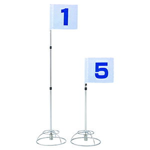 【 サンラッキー SUNLUCKY 】 グラウンドゴルフ 3段 ズーム式 ホールポスト 旗別売り GS-227 GS227 ク..