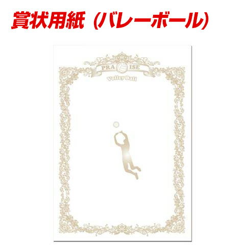 【 ユニックス UNIX 】【記念品】賞状用紙 (バレーボール)　FD13-85　[200513] クリスマス プレゼント