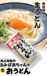 【讃岐うどん】 讃岐うどん 3人前 つゆ付 池上製麺所 るみばあちゃん 半生うどん 香川県産 さぬきうどん 名店 お歳暮 御歳暮 お年賀 お年始 ギフト お土産 おみやげ プレゼント