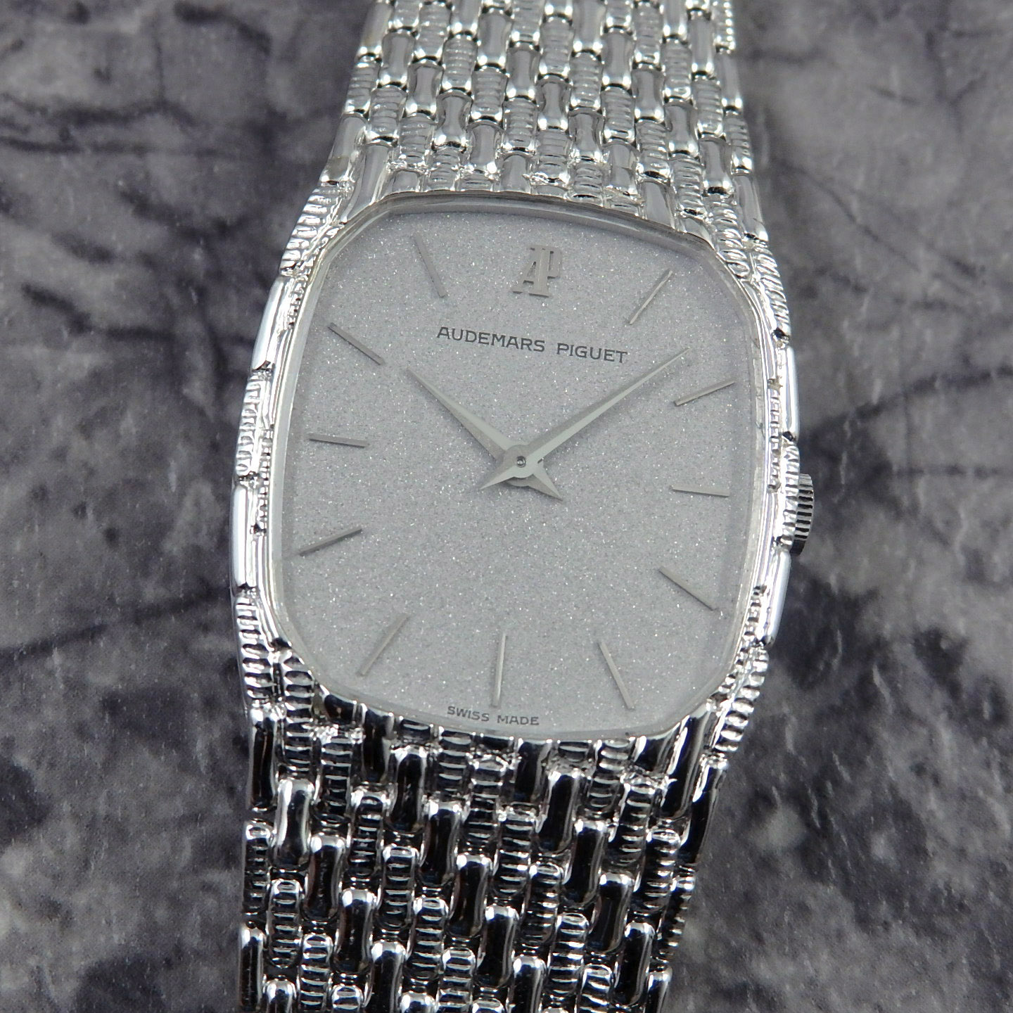 AUDEMARS PIGUET COBRA 希少 Star Dust Dial オーデマピゲ コブラ 金無垢 K18 WG ホワイトゴールド ヴィンテージ時計 アンティークウォッチ
