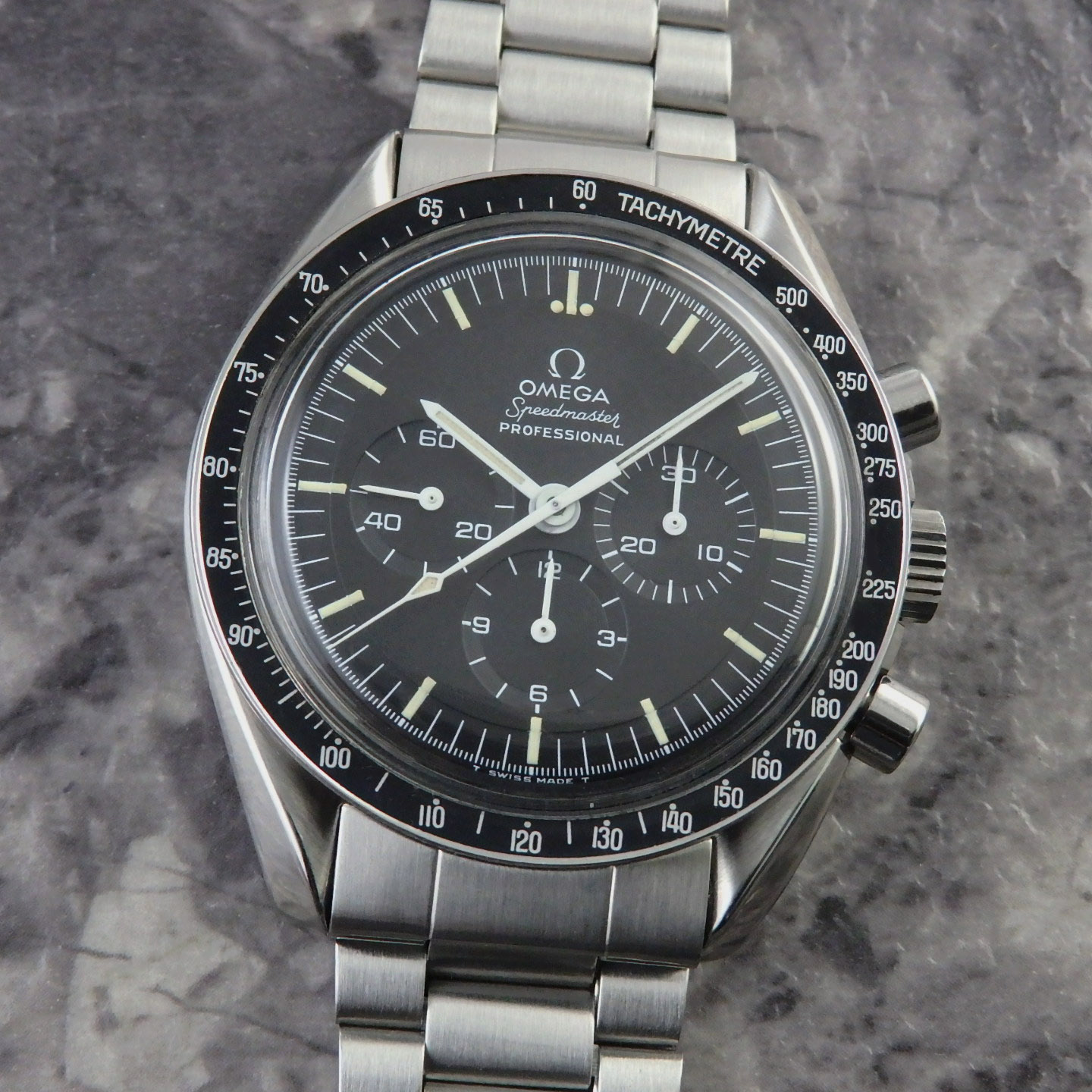 Rakuten - オメガ スピードマスター 145.022 プロフェッショナル ステップダイヤル 下がりR 5TH ムーンウォッチ 1973年 手巻き クロノグラフ アンティーク ヴィンテージ OMEGA Speedmaster