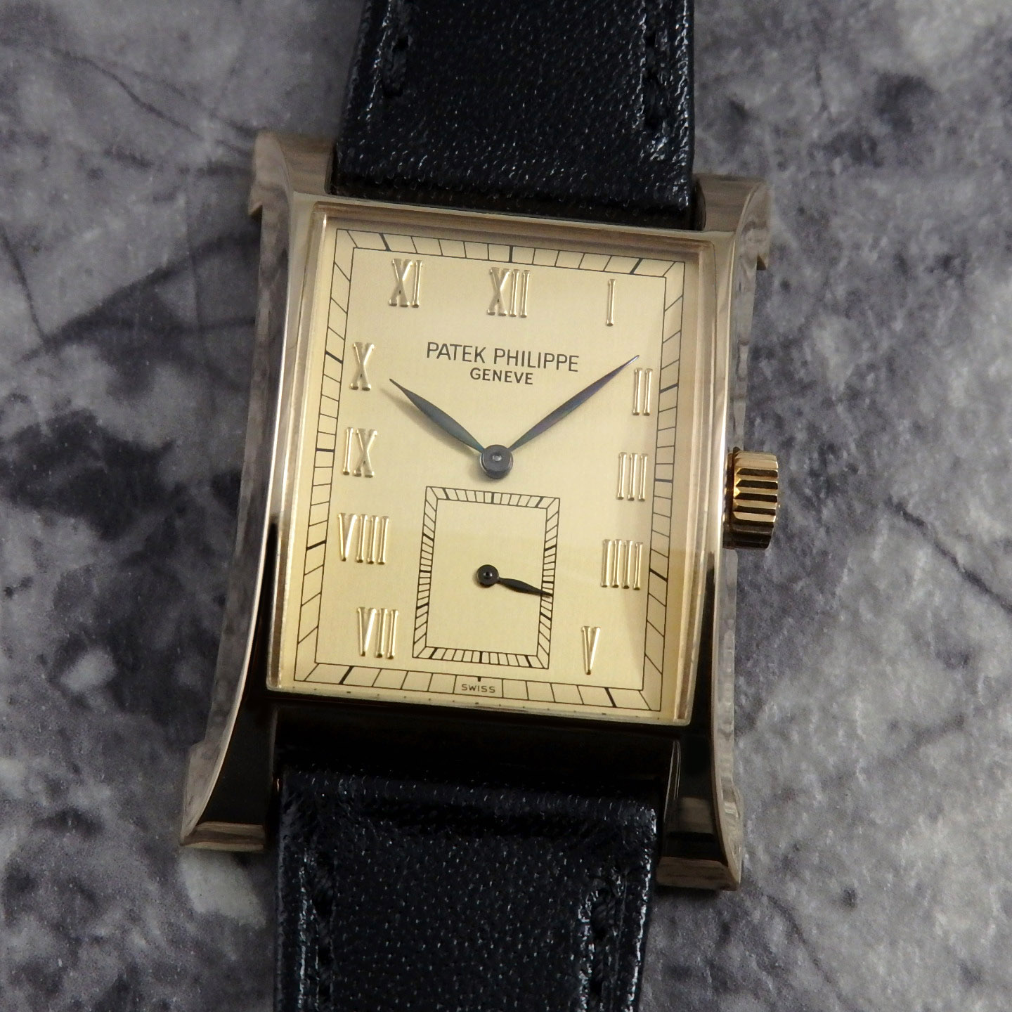 パテック フィリップ 5500 1997年製 PAGODA 18金無垢 18KYG イエローゴールド PATEK PHILIPPE パゴダ ヴィンテージ 手巻き腕時計