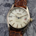 オイスター ロレックス オイスターデイト Ref.6466 希少 赤黒カレンダー 40ミクロンGP 1956年製 アンティーク ROLEX ヴィンテージ腕時計