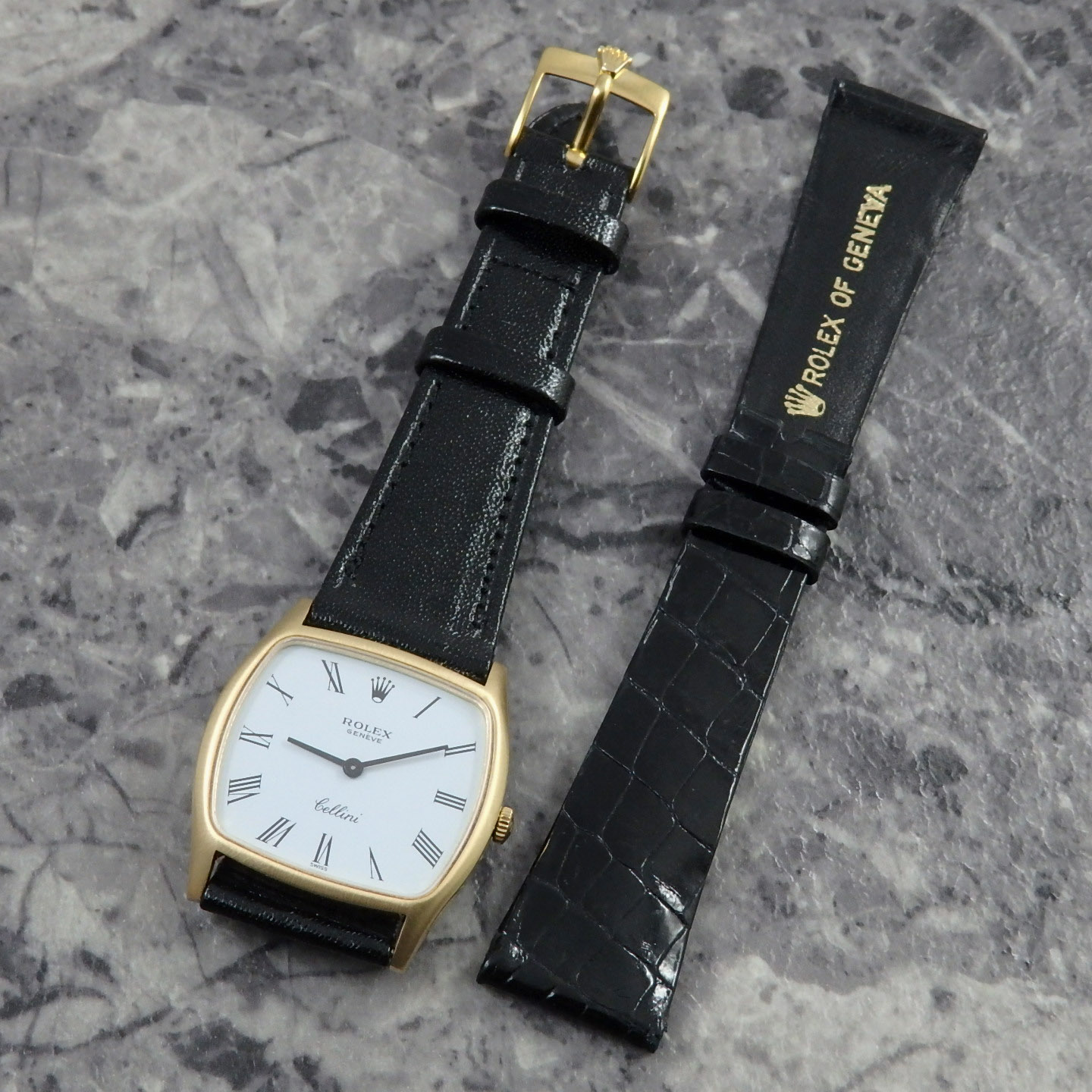 ロレックス チェリーニ Ref.3805 ROMAN DIAL 金無垢 ROLEX アンティーク ヴィンテージ 腕時計 YG C awatchlife-10002949 アンティークウォッチライフ腕時計 サンプル画像2