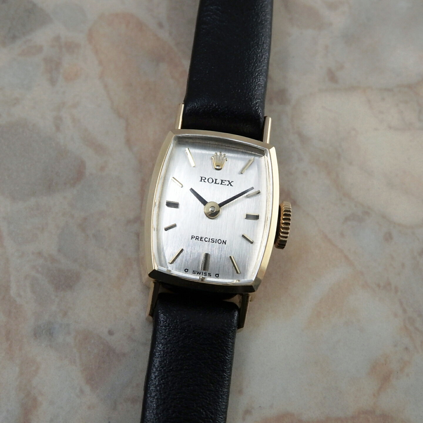 Rakuten - ロレックス レディース ヴィンテージ 1971年 金無垢 イエローゴールド ギャランティ付 ROLEX アンティークウォッチ K18YG スクエア トノー シグマ文字盤