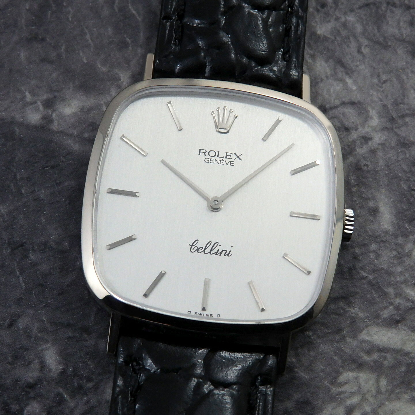 Rakuten - ROLEX チェリーニ Ref.4114 金無垢 ホワイトゴールド 18KWG 希少 ロレックス Cellini アンティーク ヴィンテージ ウォッチ 1974年