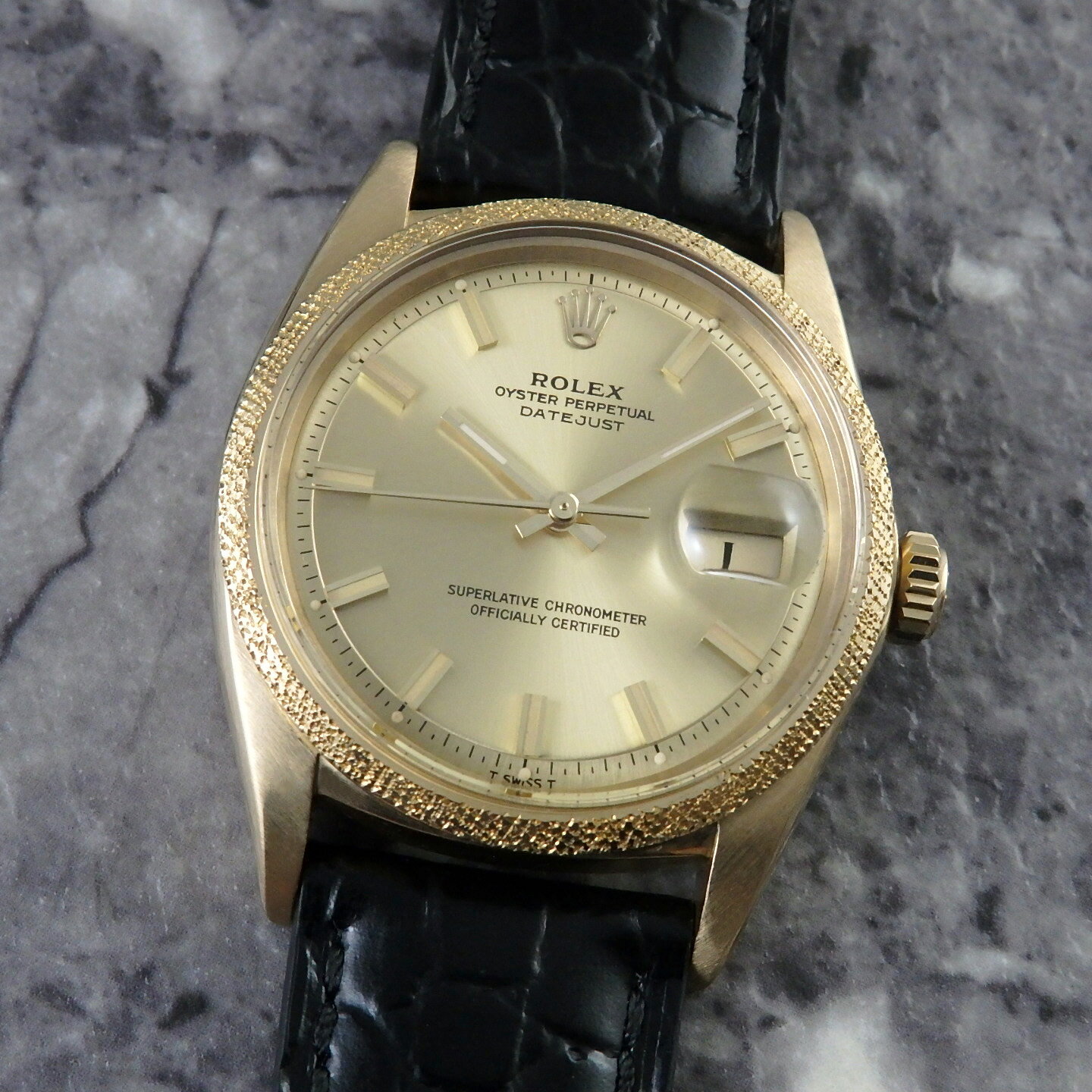 楽天市場】rolex 金無垢（ベルトカラーブラック）（メンズ腕時計