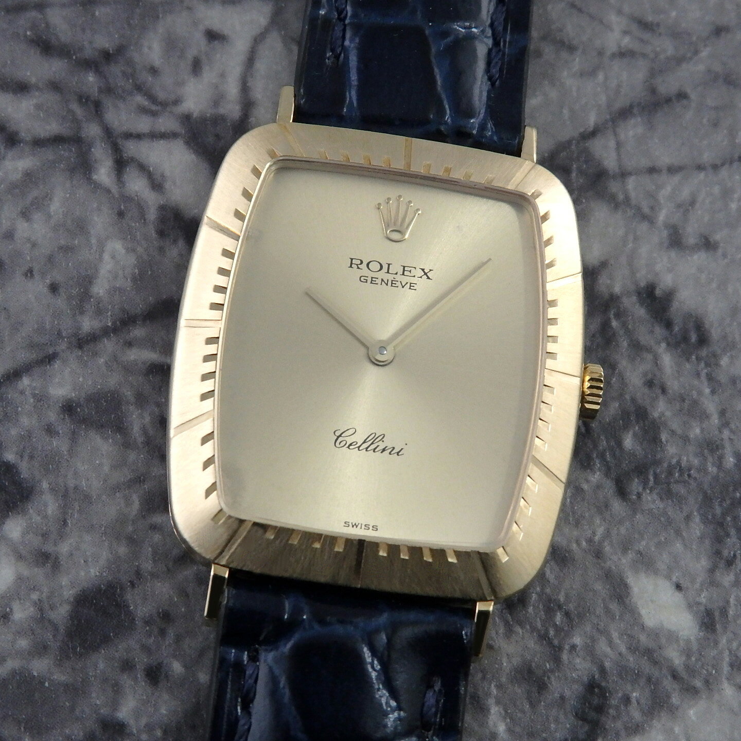 ロレックス チェリーニ ヴィンテージ Ref.4087 希少タイプ YG イエローゴールド 1981年 18KYG ROLEX Cellini 18金無垢 アンティーク メンズ YG