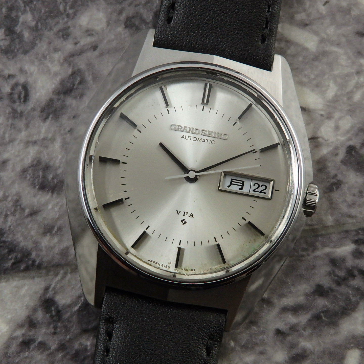 グランド セイコー VFA 6186-8000-G 1973年 保証書 タグ付 GRAND SEIKO V.F.A アンティーク ヴィンテージ時計 昭和48年 自動巻 Cal.6186B