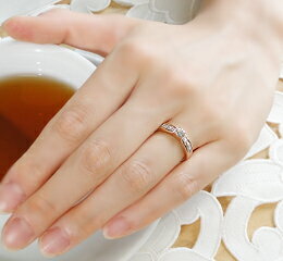 k18PG/YG 大粒ダイヤモンド リング