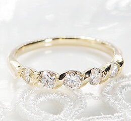 jewelry shop BeJ 指輪 K18 WG/PG /YG 0.5ctUP ツイストダイヤモンド リング