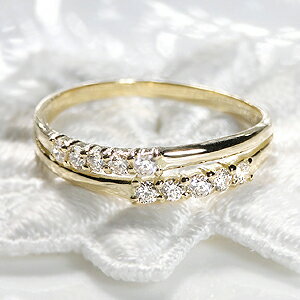 jewelry shop BeJ 指輪 k18PG/WG/YG 【0.20ctUP】テンダイヤモンド リング 18金 10周年 結婚記念日 可愛い 人気 おしゃれ 新作 ジュエリー レディース 指輪 リング 4月誕生石 0.2ct 送料無料 代引手数料無料 品質保証書