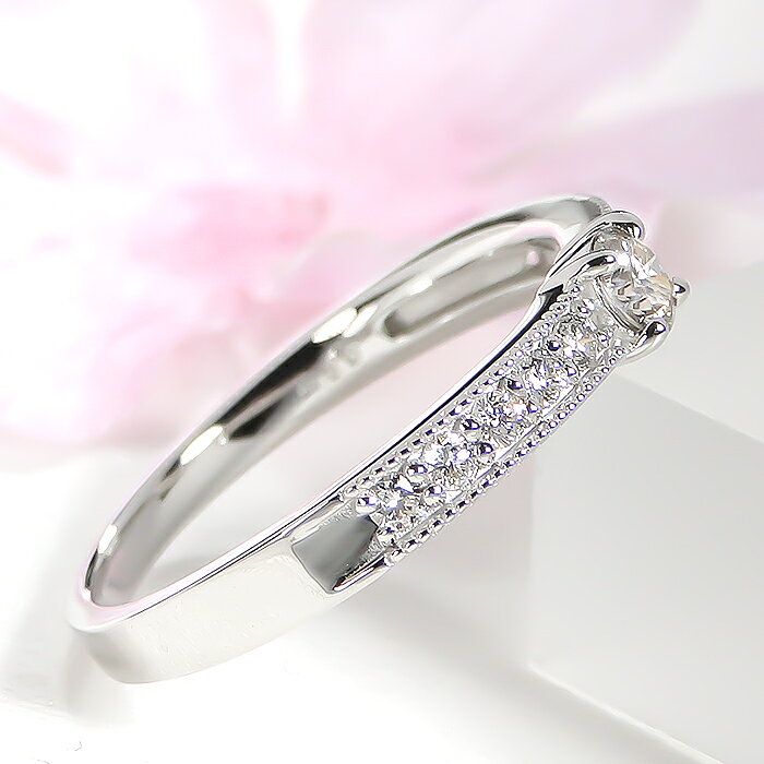 【Pt900】ダイヤモンド リング【0.3ct】レディース ジュエリー アクセサリー リン...
