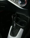 アクア専用シフトノブ ピアノブラック×パンチングレザー ■TOYOTA トヨタ AQUA NHP10■