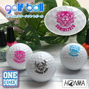 ネーム入り オリジナル オーナメント ゴルフボール my ボール(12個/1Dozen) HONMA D1 名入れ プレゼントにも最適♪ オリジナル おしゃれ ...