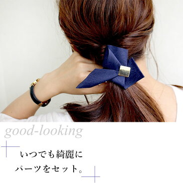 ★期間限定★【2個で1320円(税込)3個で1650円(税込)】【送料無料】ヘアフック ポニーフック ヘアカフ ヘアポニー ヘアゴム ヘアアクセサリー レディース デザイン リボン メタル ゴールド 大人 可愛い デイリー カジュアル オフィス