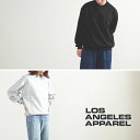 LOSANGELS APPAREL(ロサンゼルスアパレル)Heavy Fleece PO Crew ヘビーフリース プルオーバー クルーネック【宅配便対象】アメ...