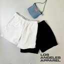 LOSANGELS APPAREL(ロサンゼルスアパレル)Heavy Fleece Mid Short【メール便対象】ハーフパンツ ショートパンツ スウェットパ...